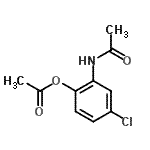 CAS 登录号：55702-50-6， 2-乙酰氨基-4-氯苯基乙酸酯