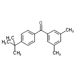 CAS#: 55709-39-2, (3,5-Dimethylphenyl)[4-(2-Methyl-2-Propanyl)Phenyl]Methanone
