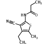CAS#: 557779-34-7, N-(3-Cyano-4-Ethyl-5-Methyl-2-Thienyl)Propanamide