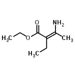 CAS 登录号：55788-92-6， 乙基(2Z)-3-氨基-2-乙基-2-丁烯酸酯