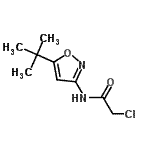 CAS#: 55809-27-3, 2-Chloro-N-[5-(2-Methyl-2-Propanyl)-1,2-Oxazol-3-Yl]Acetamide