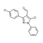 CAS 登录号：55828-85-8， 5-氯-3-(4-氯苯基)-1-苯基-1H-吡唑-4-甲醛