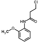 CAS 登录号：55860-23-6， 3-氯-N-(2-甲氧基苯基)丙酰胺