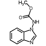 CAS 登录号：55870-96-7， 甲基1H-苯并咪唑-1-基氨基甲酸酯