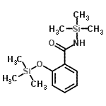 CAS 登录号：55887-58-6， N-(三甲基硅烷基)-2-[(三甲基硅烷基)氧基]苯甲酰胺