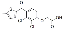 CAS 登录号:55901-70-7, 2,3-二氯-4-(5-甲基-2-噻吩甲酰基)苯氧基乙酸