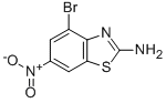 CAS 登录号：55911-06-3， 2-氨基-4-溴-6-硝基苯并噻唑