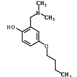 CAS 登录号：55955-89-0， 4-丁氧基-2-[(二甲基氨基)甲基]苯酚
