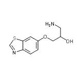 CAS#: 55982-37-1, 1-Amino-3-(1,3-Benzothiazol-6-Yloxy)-2-Propanol
