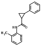 CAS 登录号：560102-66-1， N-(3-甲基-2-吡啶基)-2-苯基环丙烷甲酰胺