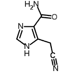 CAS 登录号：56039-08-8， 5-(氰基甲基)-1H-咪唑-4-甲酰胺