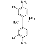 CAS 登录号：56079-11-9， 4,4'-(2,2-丁烷二基)二(2-氯苯胺)