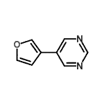 CAS#: 560994-06-1, 5-(3-Furyl)Pyrimidine
