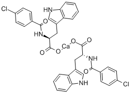CAS 登录号：56116-62-2， 4-氯苯甲酰基-L-色氨酸钙盐