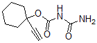 CAS 登录号：562-94-7， 脲甲酸 1-乙炔基环己基酯