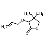 CAS 登录号：562085-83-0， 3-(烯丙氧基)-4,4-二甲基二氢-2(3H)-呋喃酮