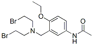 CAS#: 56266-58-1, 3'-[[Bis(2-Bromoethyl)Amino]Methyl]-4'-Ethoxyacetanilide