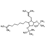 CAS#: 56306-71-9, {[4-(3-Methyl-2-Buten-1-Yl)-5-(8-Methyl-7-Nonen-1-Yl)-1,3-Cyclopentanediyl]Bis(Oxy)}Bis(Trimethylsilane)