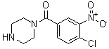 CAS 登录号：563538-35-2， (4-氯-3-硝基-苯基)-哌嗪-1-基-甲酮