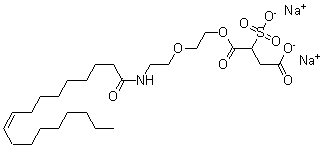 CAS#: 56388-43-3, Disodium C-[2-[2-[(1-Oxooctadec-9-Enyl)Amino]Ethoxy]Ethyl] Sulphonatosuccinate