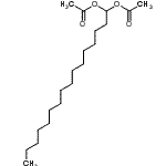 CAS 登录号：56438-11-0， 1,1-十六烷二基二乙酸酯