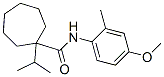 CAS 登录号：56471-69-3， 1-(异丙基)-N-(4-甲氧基-2-甲基苯基)环庚烷甲酰胺