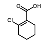 CAS 登录号：56475-13-9， 2-氯-1-环己烯-1-羧酸
