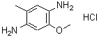 CAS 登录号：56496-88-9， 4-甲氧基甲苯-2,5-二胺盐酸盐