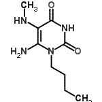 CAS 登录号：565165-41-5， 6-氨基-1-丁基-5-(甲基氨基)-2,4(1H,3H)-嘧啶二酮
