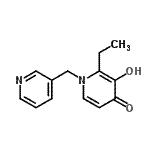 CAS 登录号：565238-60-0， 2-乙基-3-羟基-1-(3-吡啶基甲基)-4(1H)-吡啶酮