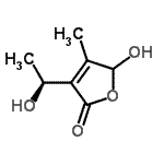 CAS 登录号：565434-20-0， 5-羟基-3-[(1S)-1-羟基乙基]-4-甲基-2(5H)-呋喃酮