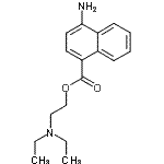 CAS 登录号：5656-83-7， 2-(二乙基氨基)乙基4-氨基-1-萘甲酸酯