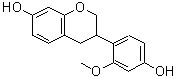 CAS 登录号：56581-76-1， 3-(4-羟基-2-甲氧基苯基)-7-色满醇