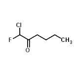 CAS#: 56597-22-9, 1-Chloro-1-Fluoro-2-Hexanone