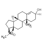 CAS#: 566-66-5, 1-[(3S,8S,9S,10R,13S,14S,17S)-3-Hydroxy-10,13-Dimethyl-2,3,6,7,8,9,11,12,14,15,16,17-Dodecahydro-1H-Cyclopenta[a]Phenanthren-17-Yl]Ethanone