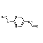 CAS 登录号：56621-83-1， N-[2-(甲硫基)-5-嘧啶基]甲酰胺