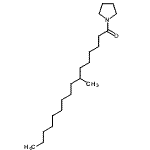 CAS 登录号：56630-56-9， 7-甲基-1-(1-吡咯烷基)-1-十六烷酮