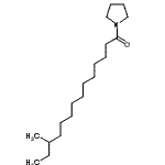 CAS 登录号：56630-61-6， 12-甲基-1-(1-吡咯烷基)-1-十四烷酮