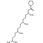 CAS 登录号：56630-63-8， 3,7,11,15-四甲基-1-(1-吡咯烷基)-1-十六烷酮