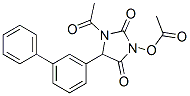 CAS 登录号:56775-94-1, 1-乙酰基-3-乙酰氧基-5',5-二苯基海因