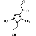 CAS 登录号：568543-78-2， 1-(1-烯丙基-2,5-二甲基-1H-吡咯-3-基)-2-氯乙酮