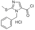 CAS 登录号：568577-86-6， 1-苄基-2-(甲硫基)-1H-咪唑-5-甲酰氯盐酸盐