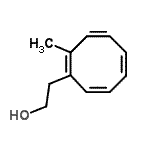 CAS 登录号：56900-43-7， 2-(2-甲基-1,3,5,7-环辛四烯并四烯-1-基)乙醇