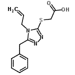CAS#: 56929-54-5, [(4-Allyl-5-Benzyl-4H-1,2,4-Triazol-3-Yl)Sulfanyl]Acetic Acid