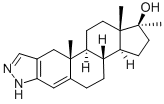 CAS#: 5697-57-4, 17alpha-Methyl-2'H-androsta-2,4-dieno[3,2-c]pyrazol-17beta-ol