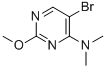 CAS 登录号：57054-81-6， 5-溴-4-(二甲基氨基)-2-甲氧基嘧啶