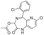 CAS#: 57059-34-4, 3-(Acetoxy)-7-Chloro-5-(2-Chlorophenyl)-1,3-Dihydro-2H-Pyrido[3,2-e]-1,4-Diazepin-2-One