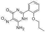 CAS 登录号：57075-57-7， 6-氨基-5-亚硝基-2-(2-丙氧基苯基)-4(1H)-嘧啶酮