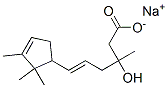 CAS#: 57272-29-4, 3-Hydroxy-3-Methyl-6-(2,2,3-Trimethyl-3-Cyclopenten-1-Yl)-5-Hexenoic Acid Sodium Salt