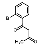 CAS 登录号：57279-20-6， 1-(2-溴苯基)-1,3-丁烷二酮